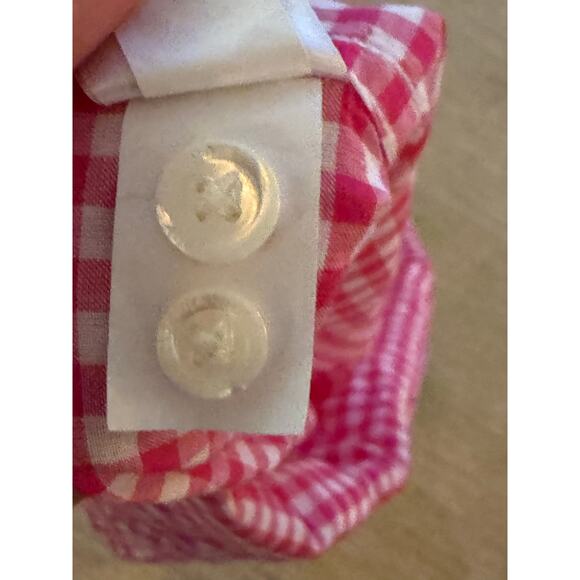 Vineyard Vines Boys Classic Button-Down Shirt 👔 | Size 4 | Red‎ Gingham - Picture 6 of 7